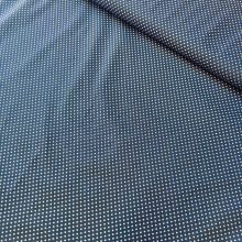 Puplin sötétkék apró körös