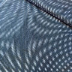 Puplin sötétkék apró körös