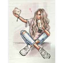 Nyomott mintás panel A4 méret