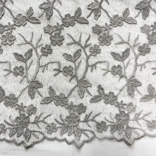 Csipke csillogós szürke