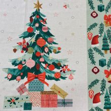 Karácsonyi darázsszövet hármas panel