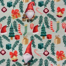 Karácsonyi darázsszövet hármas panel