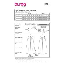 Burda szabásminta - 5751