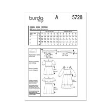 Burda szabásminta - 5728