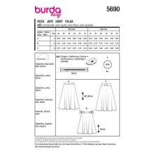 Burda szabásminta - 5690