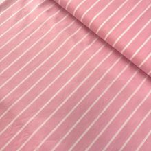Puplin rózsaszín széles csíkos
