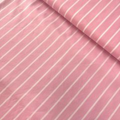 Puplin rózsaszín széles csíkos