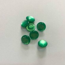 Gomb alulvarrós, 11 mm (18-as), zöld