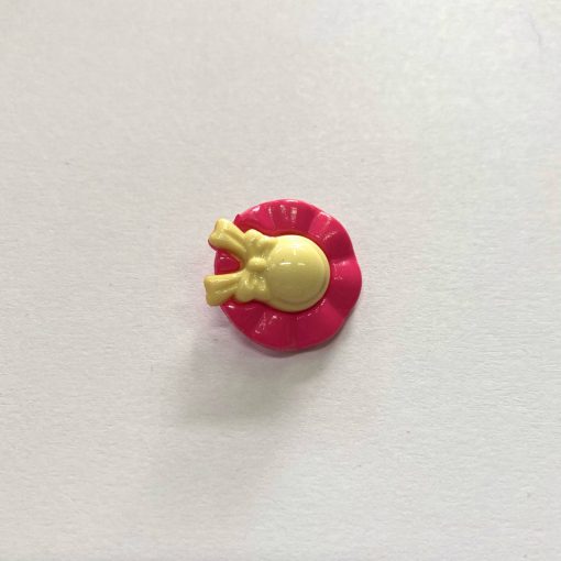 Gomb alulvarrós, 17 mm (26-os), kalap formájú