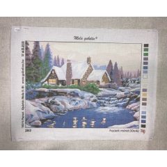 Mola gobelin 283 téli ház