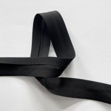 Pamut ferdepánt fekete 2 cm