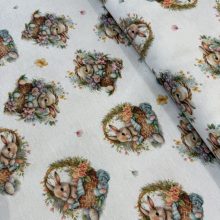 Húsvéti loneta nyuszis kosárkás