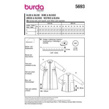 Burda szabásminta - 5693