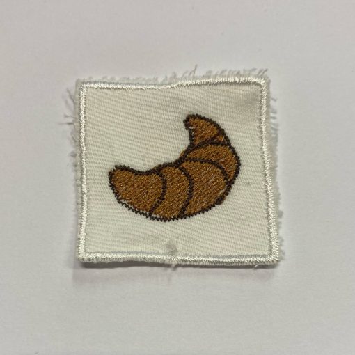 Ovis felvarró 4x4 cm kifli