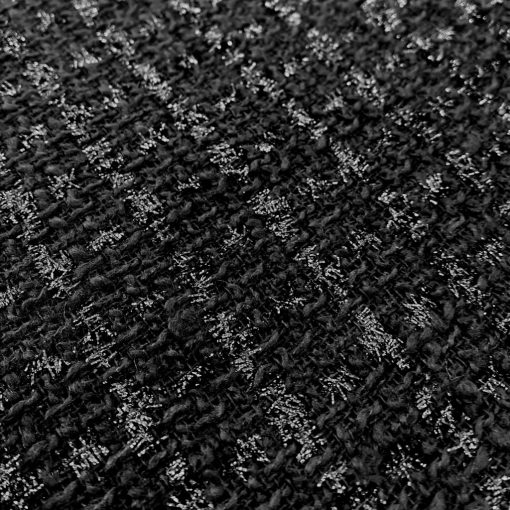 Chanel szövet csillogós fekete