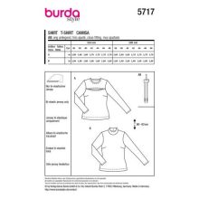 Burda szabásminta - 5717