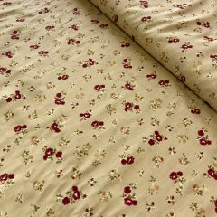 Puplin drapp kisvirágos