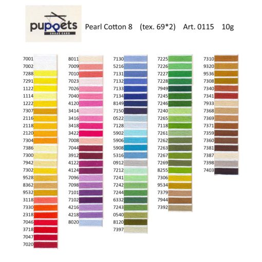 Puppets Perlé barack 7008