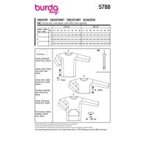 Burda szabásminta - 5788