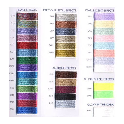 DMC Mouliné gyöngyház hatású osztott hímzőfonal E746