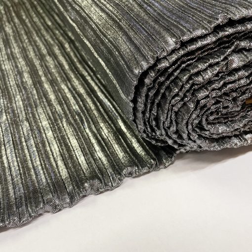 Plisszé foil, fényes ezüst
