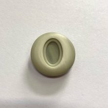 Gomb alulvarrós, 23 mm (36-os), khaky