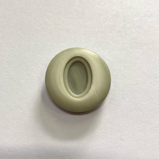 Gomb alulvarrós, 23 mm (36-os), khaky