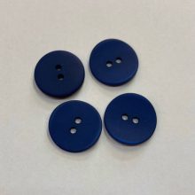 Gomb kétlyukú, 18 mm (28-as), kék