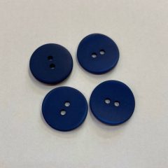 Gomb kétlyukú, 18 mm (28-as), kék