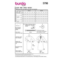 Burda szabásminta - 5798