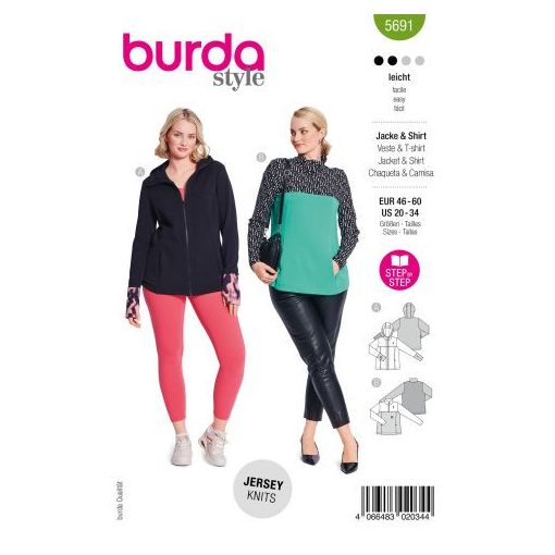 Burda szabásminta - 5691