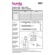 Burda szabásminta - 5691