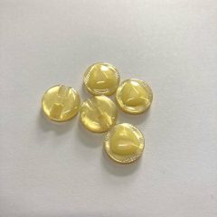 Gomb alulvarrós, 17 mm (26-os), sárga