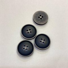 Gomb négylyukú, 20 mm (32-es), sötétkék