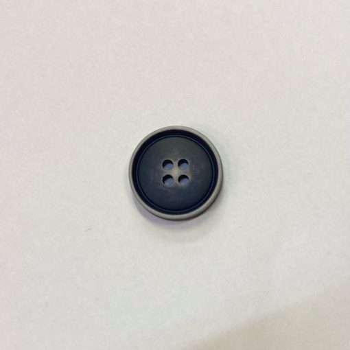 Gomb négylyukú, 20 mm (32-es), sötétkék