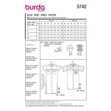 Burda szabásminta - 5742