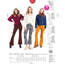 Burda szabásminta - 5874