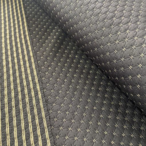 Punto jacquard kétoldalas mintás fekete