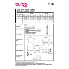 Burda szabásminta - 5708