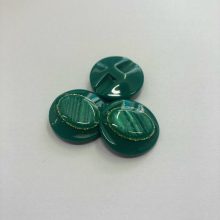 Gomb alulvarrós, 23 mm (36-os), zöld