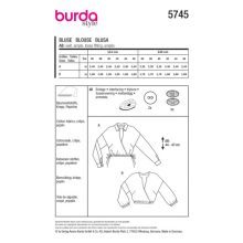 Burda szabásminta - 5745