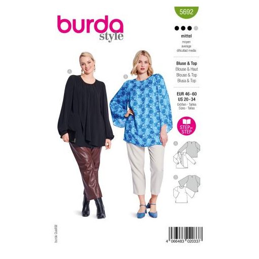 Burda szabásminta - 5692