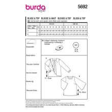 Burda szabásminta - 5692