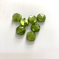 Gomb alulvarrós, 13 mm (20-as), zöld