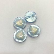 Gomb alulvarrós, 23 mm (36-os), világoskék