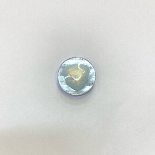 Gomb alulvarrós, 23 mm (36-os), világoskék