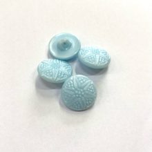 Gomb alulvarrós, 18 mm (28-as), világoskék