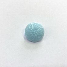 Gomb alulvarrós, 18 mm (28-as), világoskék