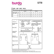 Burda szabásminta - 5779