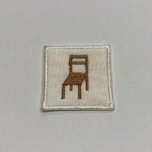 Ovis felvarró 3x3 cm szék